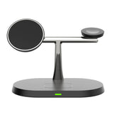 Magnetic 3-in-1 Desktop Wireless Charger - 15W